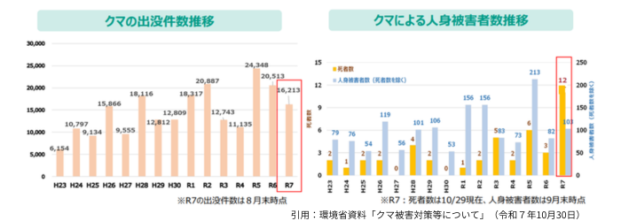 熊被害グラフ
