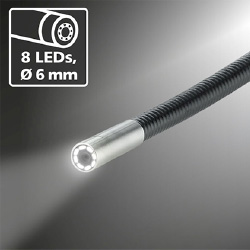 直径6mmの極細カメラで狭所に対応